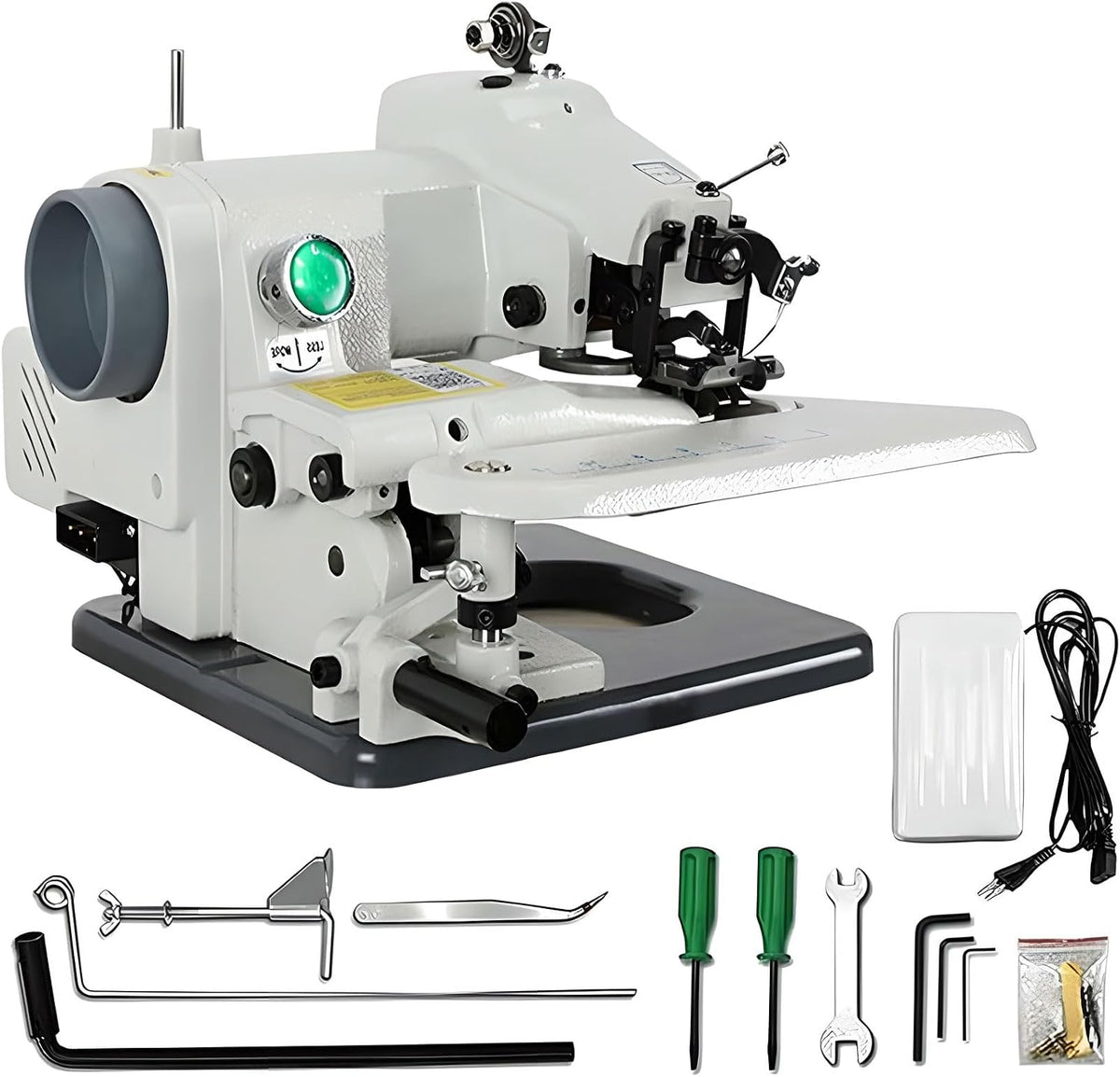 Blindstichmaschine, Schwarz, Tragbare Blindstich-Saummaschine, professionelle Nähausrüstung mit 1200 U/min Drehzahl