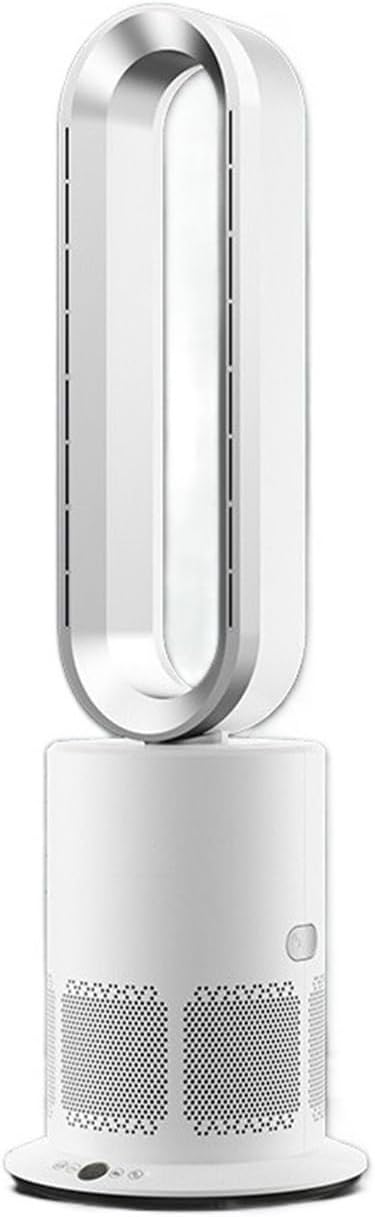 CGJdfjhE Turmventilator, Weiß, flügelloser Ventilator, Blattloser Ventilator Haushalt Stumm Boden Kühlung