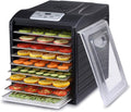Bio Chef Dörrautomaten, 600 W, Schwarz, Arizona Sol Dörrgerät für Lebensmittel mit 9 Ablagen, Digitalanzeige, Timer