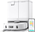 Amazon Renewed Saugroboter, Schwarz, eufy X10 Pro Omni mit Wischfunktion & All-in-One-Station, 8.000Pa, Auto-Absaugen/Befüllen
