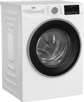 Beko Waschmaschine, 9 kg, Weiß, B3WFU59415W2 Waschvollautomat, Restzeitanzeige, Schleuderwahl, 1400 U/min, Dampffunktion