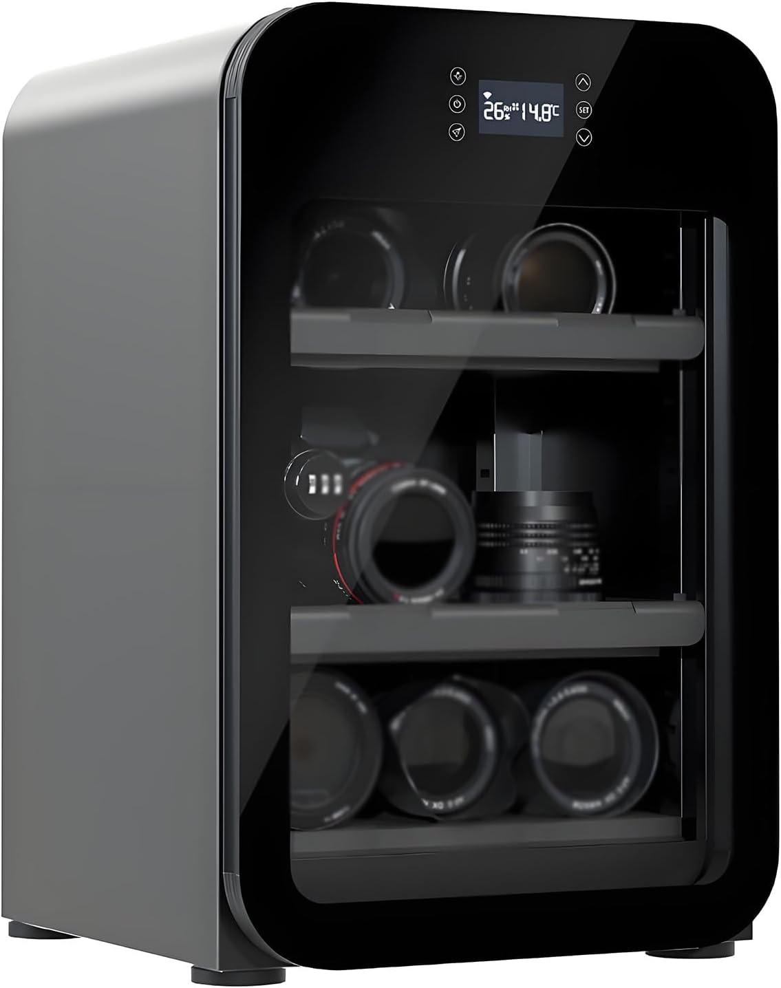 40 L Luftentfeuchter, 40 L, Weiß, Smart Dry Cabinet für Kamera, Digitale Steuerung Konstante Luftfeuchtigkeit Trockenbox