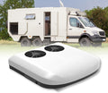 12 Mobiles Klimagerät, 12 V, Weiß, V Dachklimaanlage, 8500 BTU Doppel-Lüftereinheit für Wohnmobil, Boot, schnelle Kühlung