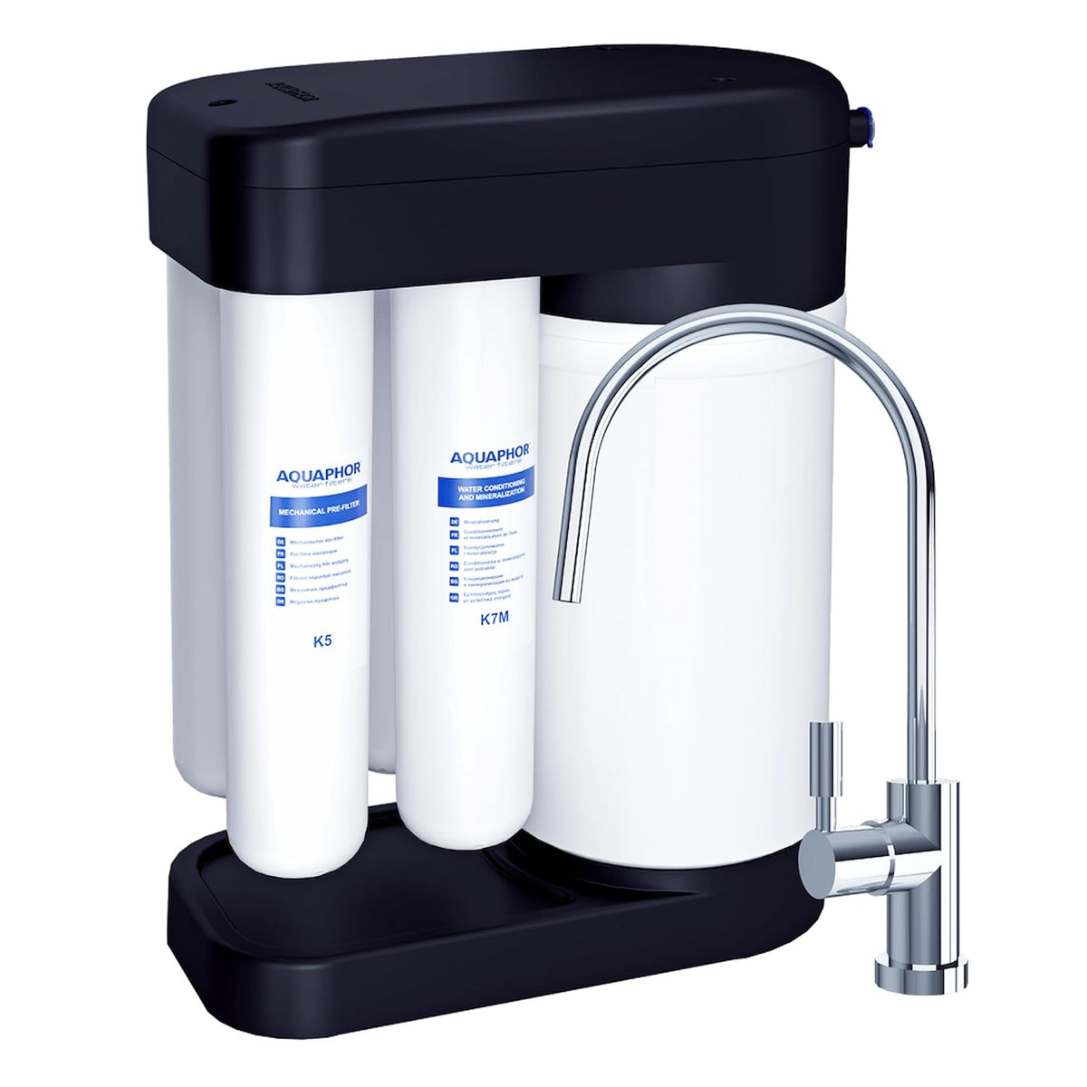 AQUAPHOR Wasserfilterkartuschen, 15 L, Schwarz, Umkehrosmose-Anlage DWM 102S, . pro Stunde Filtrationsrate