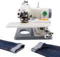 Blindsäummaschine Blindstichmaschine, Schwarz, für unsichtbare Stiche, 1200 U/min, tragbare Nähmaschine, verstellbare Stichlänge und Fußhöhe