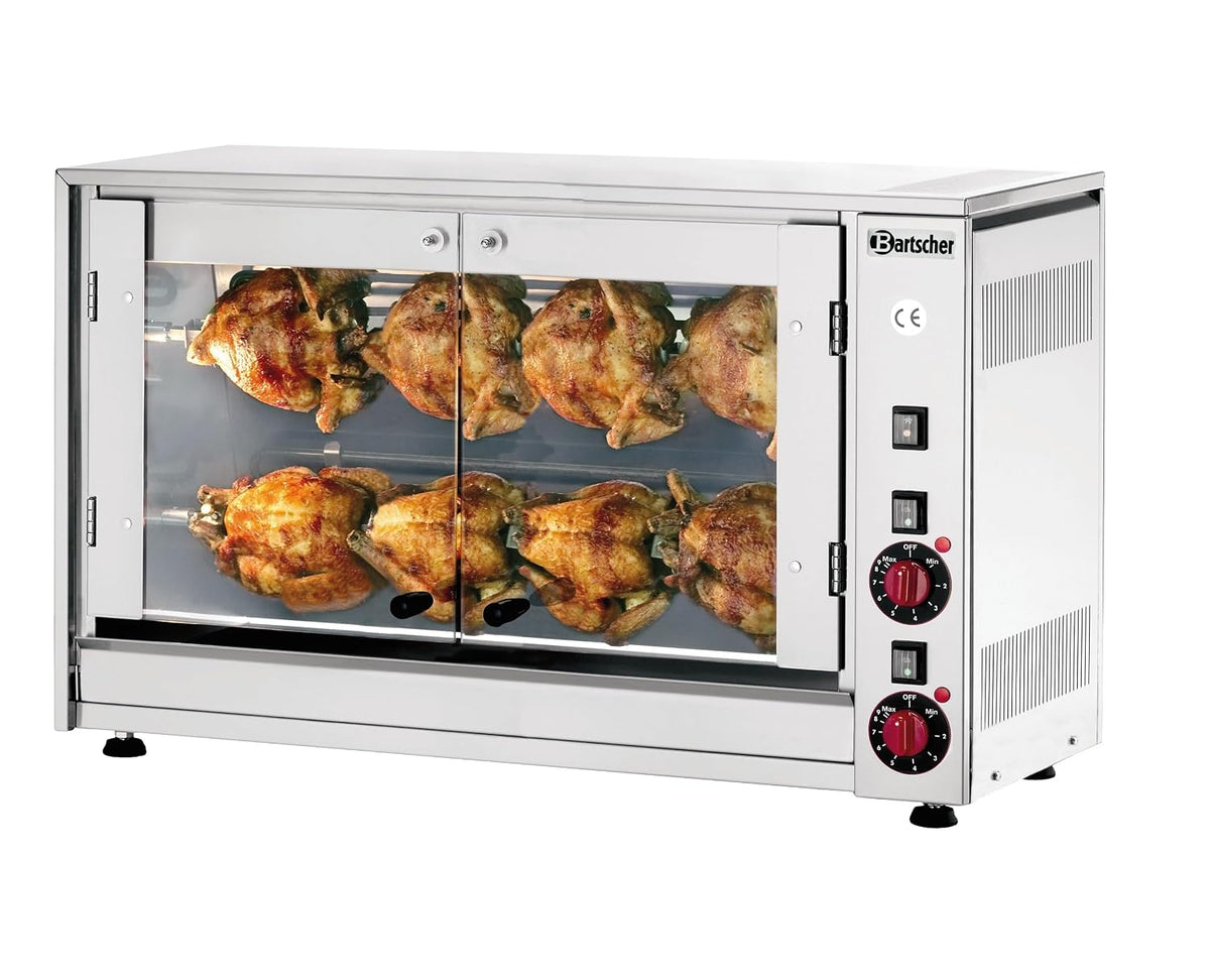 Bartscher Bräter & Grills, Schwarz, Elektro-Hähnchengrill P8N - 215036