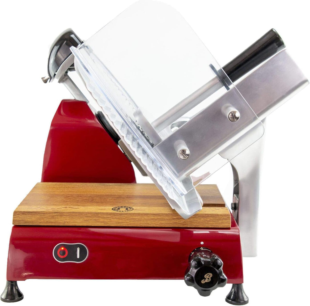 Berkel Allesschneider, 300 mm, Rot, Red Line 300 Aufschnittmaschine, Profi Schneidemaschine für die Küche mit Klinge