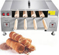 Azcabjie Kaminofen, 3000 W, Edelstahl, Schwarz, Multifunktionaler elektrischer, 3000-Watt-Eiswaffelgrillofen mit Einstellbarer Temperatur