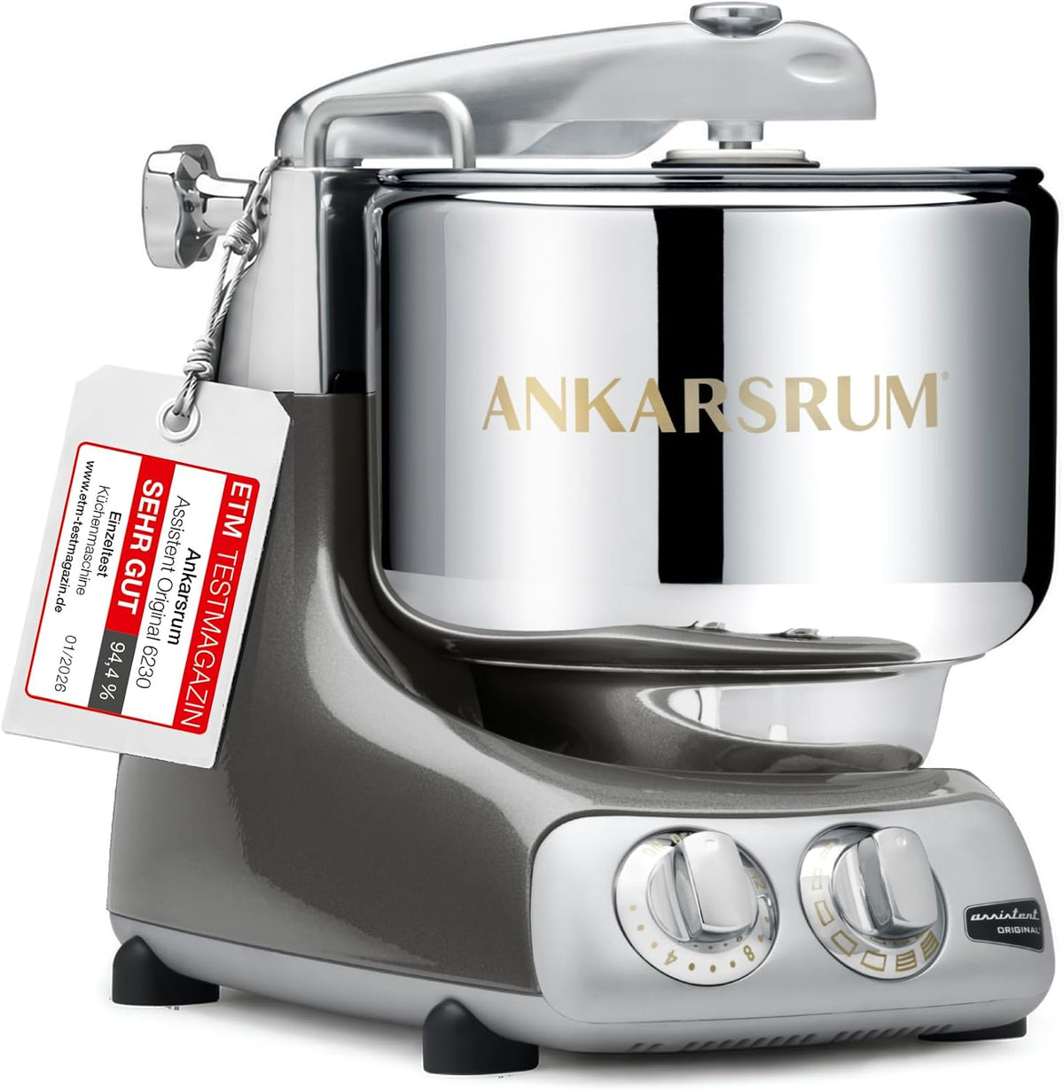 ANKARSRUM Universalküchenmaschinen, Schwarz, Assistent Original 6230 Küchenmaschine