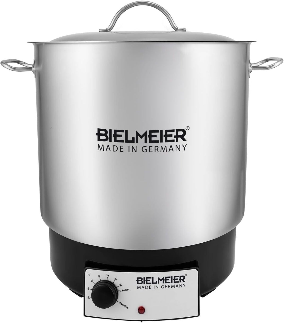 Bielmeier Einkochautomaten, 1800 W, 29 L, Silber, Einkochautomat Edelstahl Design Neu einwecken Metalldeckel