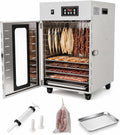 aromaoveite Reifeschrank, 7.5KG, Silber, Dry Ager Für Fleisch Und Wurst, Edelstahl Trockenschrank Für Fleisch Mit Led-Steuerung