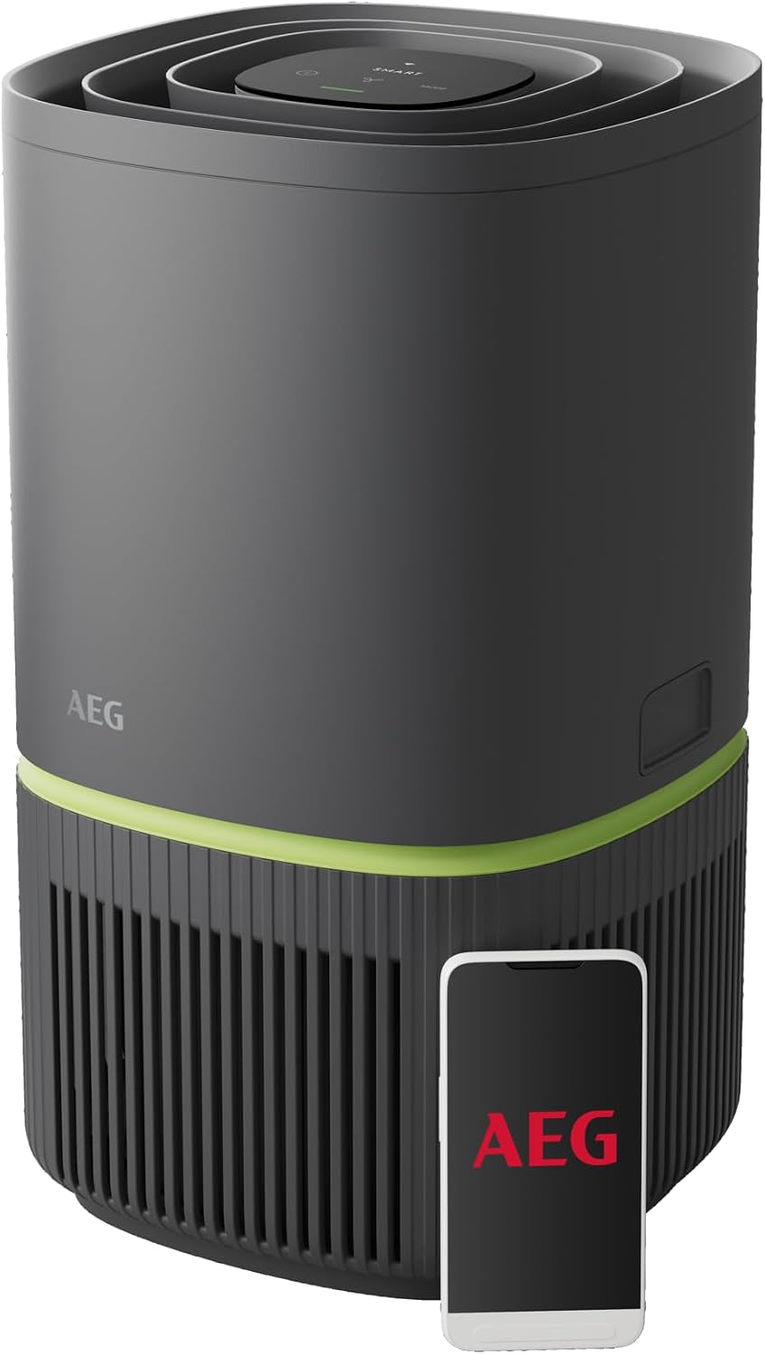 AEG Dunstabzugshaube, 41 m, 98 m, Grau
