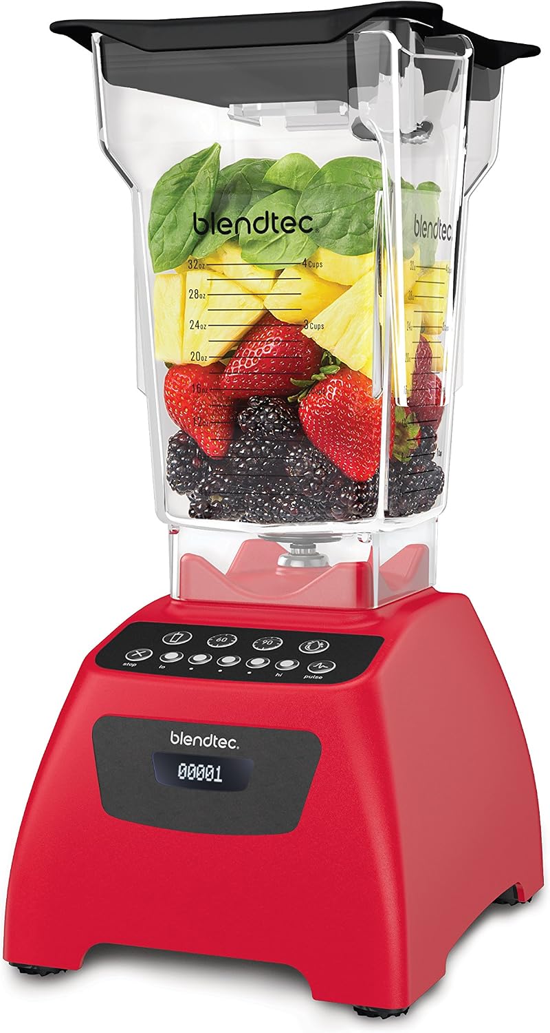Blendtec Standmixer, Rot, C575B4119A-A1AP1A Classic 575 Hochleistungsmixer/Blender, 2.2 liters, Royal