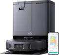 Amazon Renewed Saugroboter, Schwarz, eufy X10 Pro Omni mit Wischfunktion & Absaugstation, All-in-One-Station, 8.000Pa