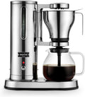 aarke Kaffeemaschine, 1.25 L, Schwarz/Silber, Filter, Glaskaraffe, Warmhaltefunktion, 10-Tassen-Kapazität, 250 ml